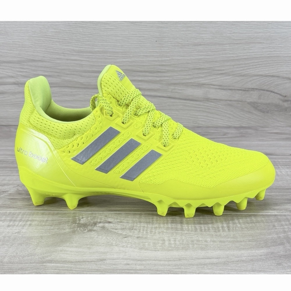 Adidas Ultra Boost Football Cleats Green Yellow Volt Mens Size 12 nby JP7413